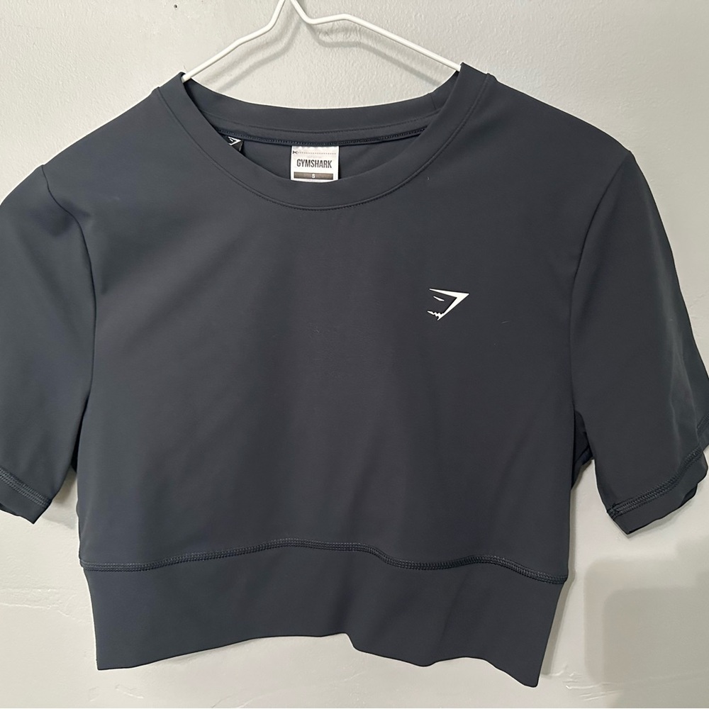 Gymshark Women's Navy blue Crop Top